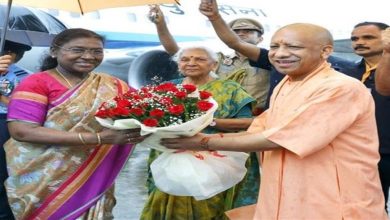 Photo of राष्ट्रपति मुर्मू पहुंचीं बरेली, राज्यपाल और सीएम योगी ने किया स्वागत!