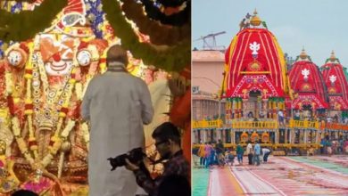 Photo of भगवान जगन्नाथ रथयात्रा आज, अमित शाह ने अहमदाबाद के मंदिर में की मंगला आरती
