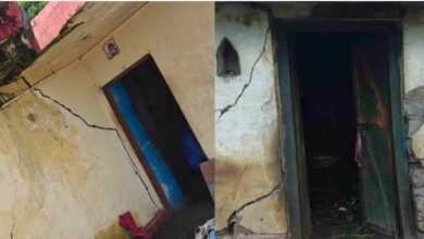 Photo of चमोली : ल्वाणी गांव में गहरी हो रहीं 50 मकानों में पड़ी दरारें