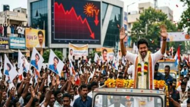 Photo of तमिलनाडु में ‘थलपति’ विजय की आंधी, धड़ाम से गिरा Sun TV का शेयर