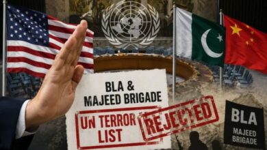 Photo of UNSC में BLA को ब्लैकलिस्ट करने के प्रस्ताव पर लगाया वीटो