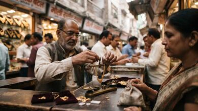 Photo of Gold Price में ₹1,000 की तेजी, दिल्ली सर्राफा बाजार में Silver Price ₹600 टूटी